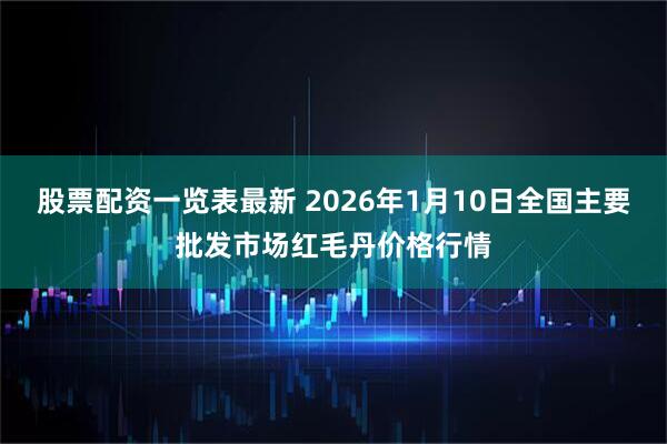 股票配资一览表最新 2026年1月10日全国主要批发市场红毛丹价格行情